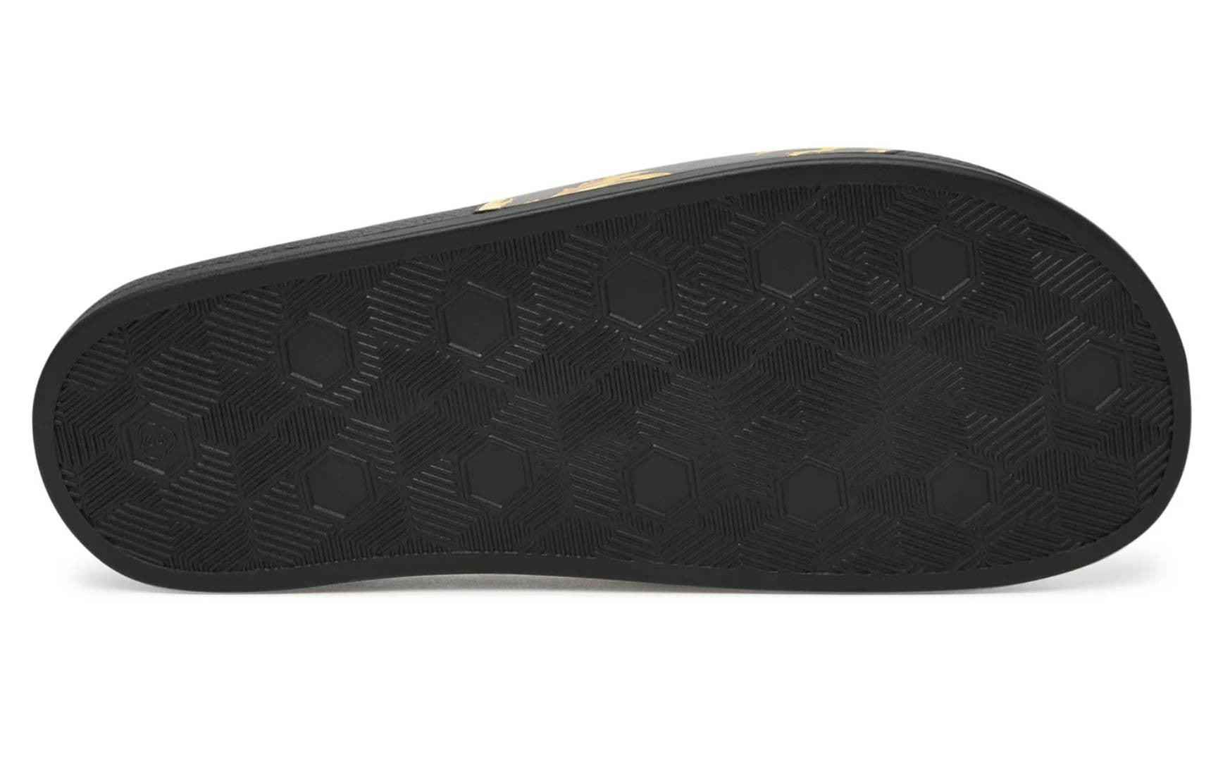 Slippers donna Versace Jeans Couture nero DS26VE03 80VA3SQ3 ZS365 G89
