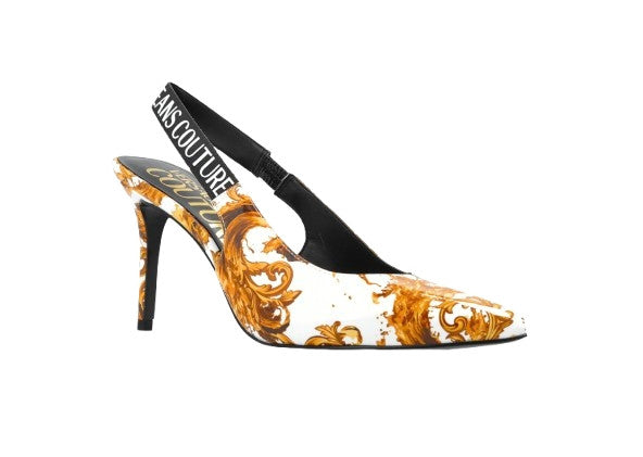 Scarpe donna Versace Jeans Couture Décolleté bianco DS26VE06 80VA3S52 ZS366 G03
