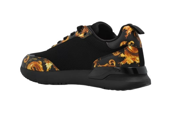 Sneaker Versace Jeans Couture black printed baroque US26VE03 80YA3SA5 ZSE14 G89