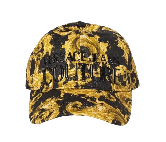 Cappello Baseball Versace Jeans Couture printed baroque black/ gold CS26VE05 80VAZK10 ZG420 G89