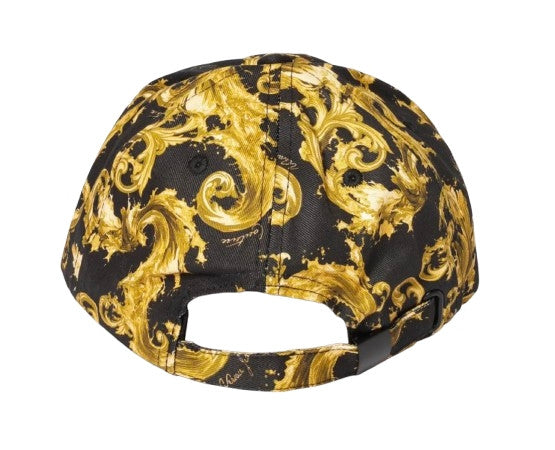 Cappello Baseball Versace Jeans Couture printed baroque black/ gold CS26VE05 80VAZK10 ZG420 G89