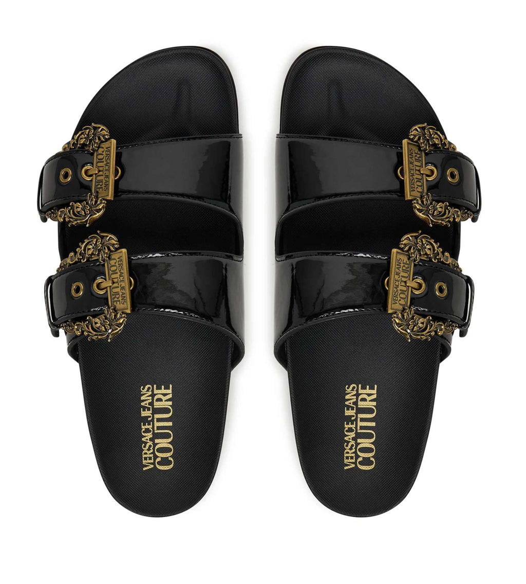 Sandalo donna Versace Jeans Couture zeppa nero DS26VE10 80VA3SM1 ZS190 899