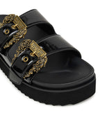 Sandalo donna Versace Jeans Couture zeppa nero DS26VE10 80VA3SM1 ZS190 899