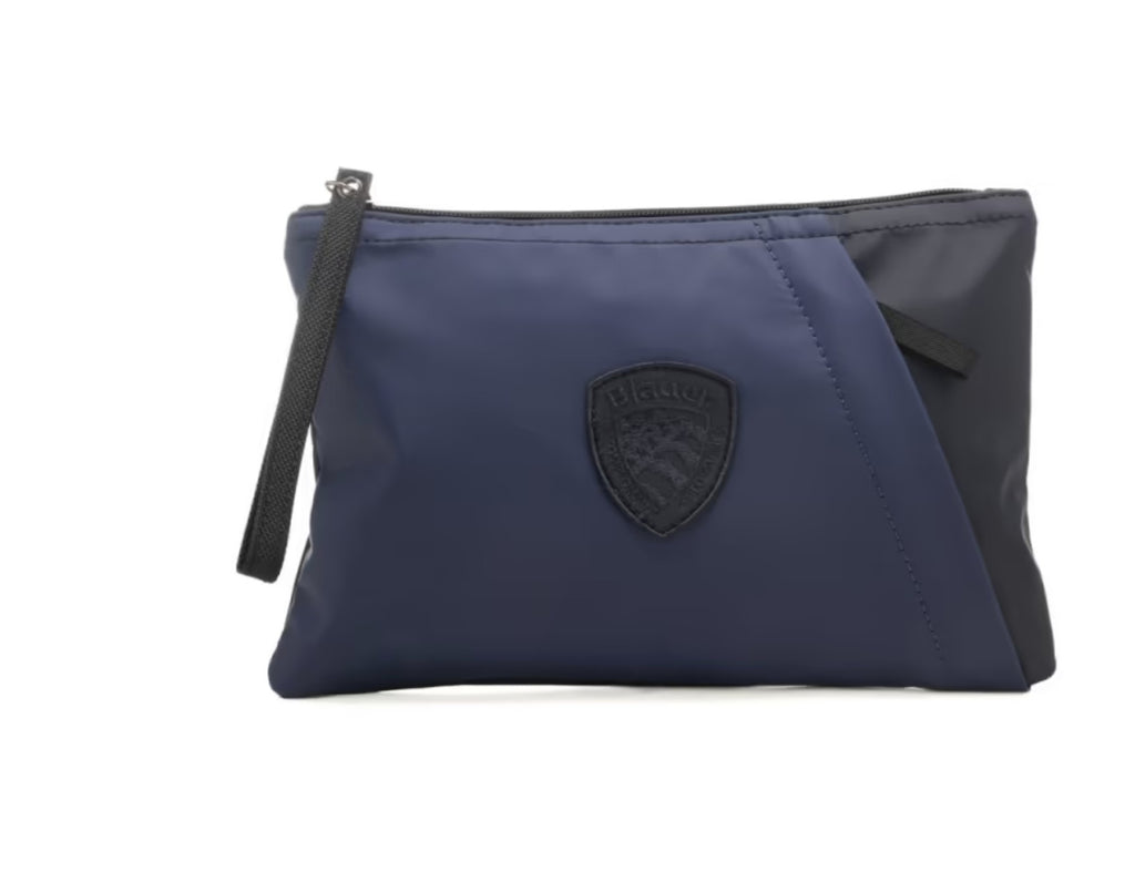 Borsa uomo Blauer pochette clutch in nylon navy BS26BU26 S6TARO01/DIA