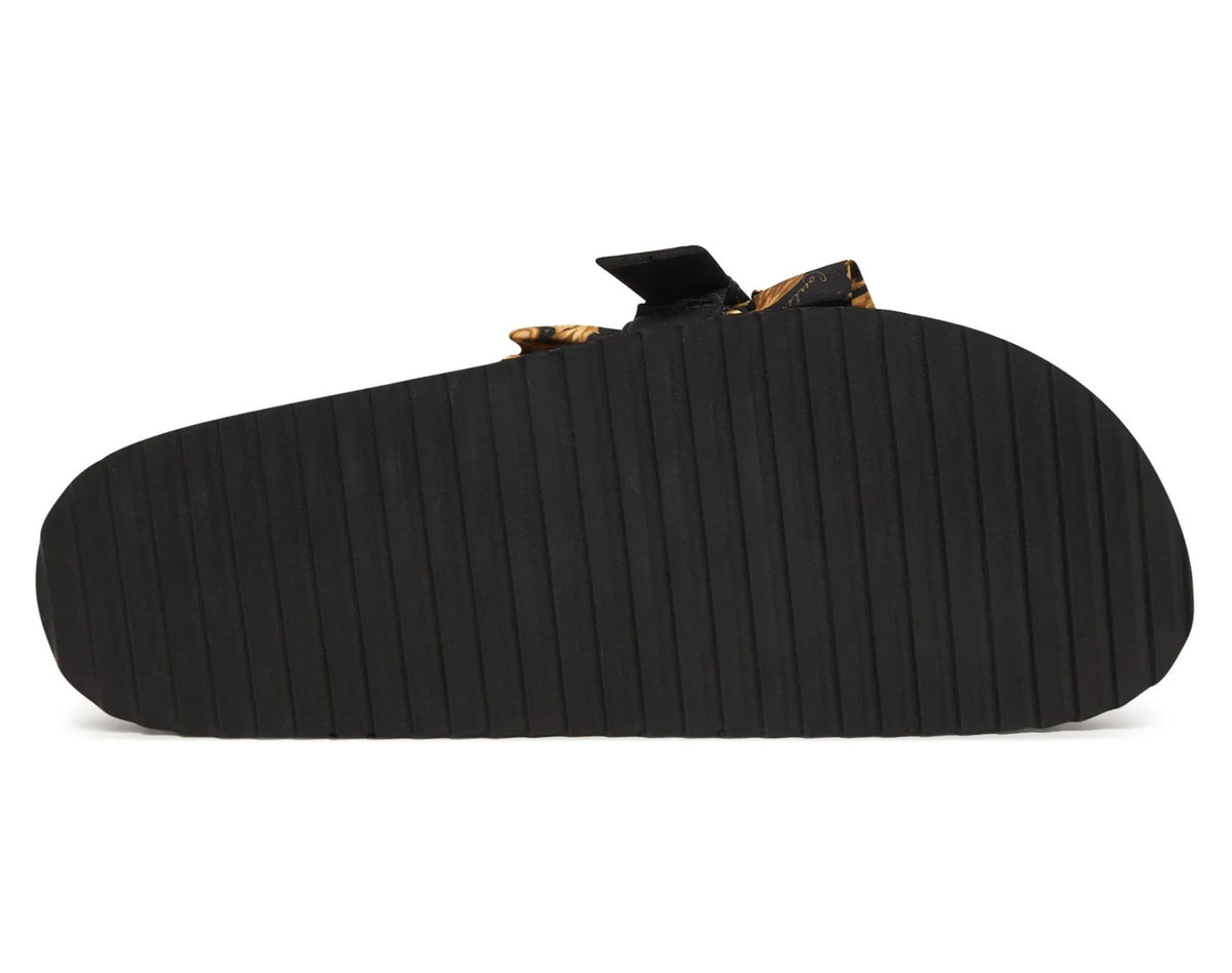 Slippers donna Versace Jeans Couture zeppa nero DS26VE09 80VA3SM5 ZS175 G89