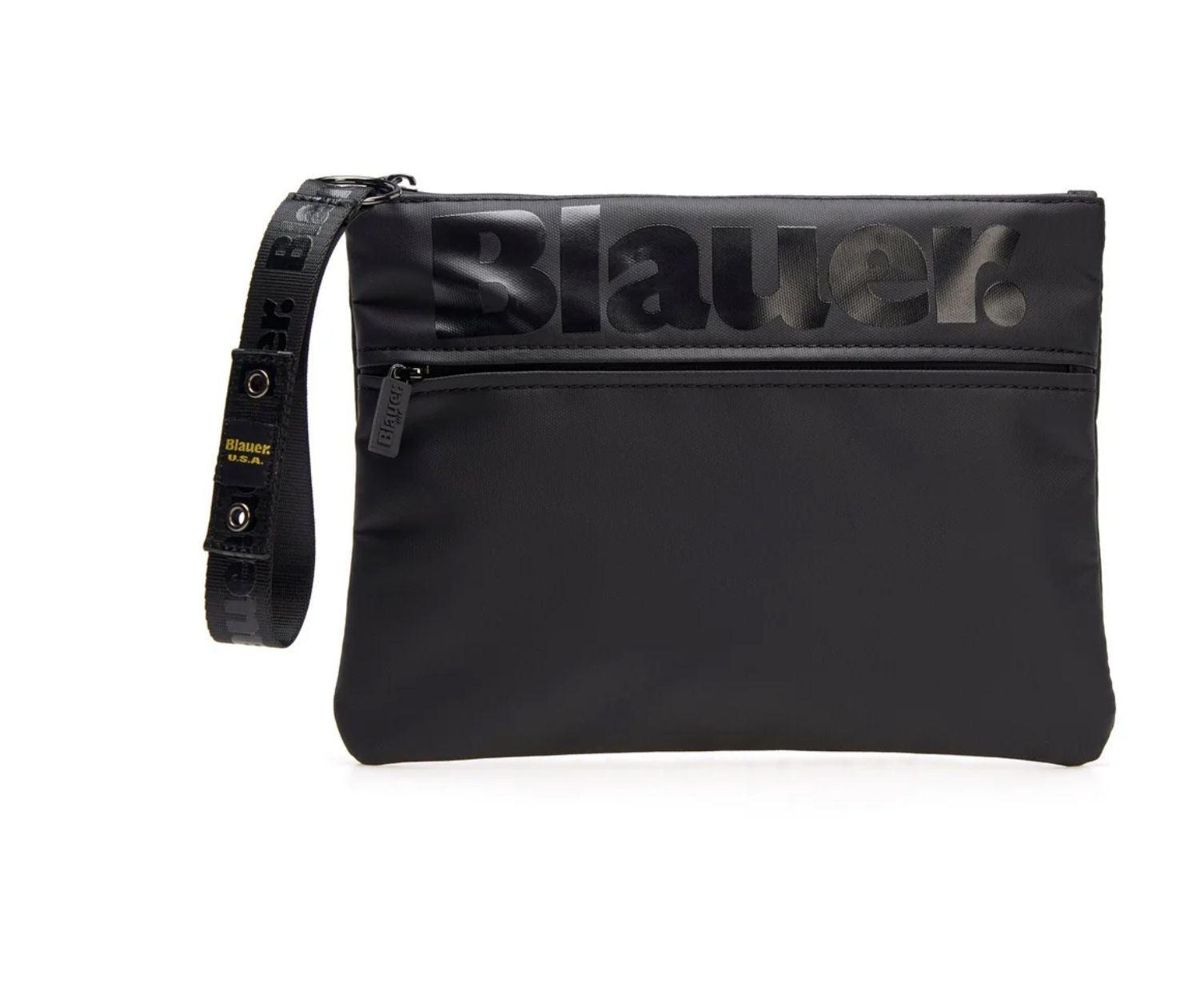 Borsa uomo Blauer pochette clutch in nylon nero BS26BU30 S6CONEY03/SPL