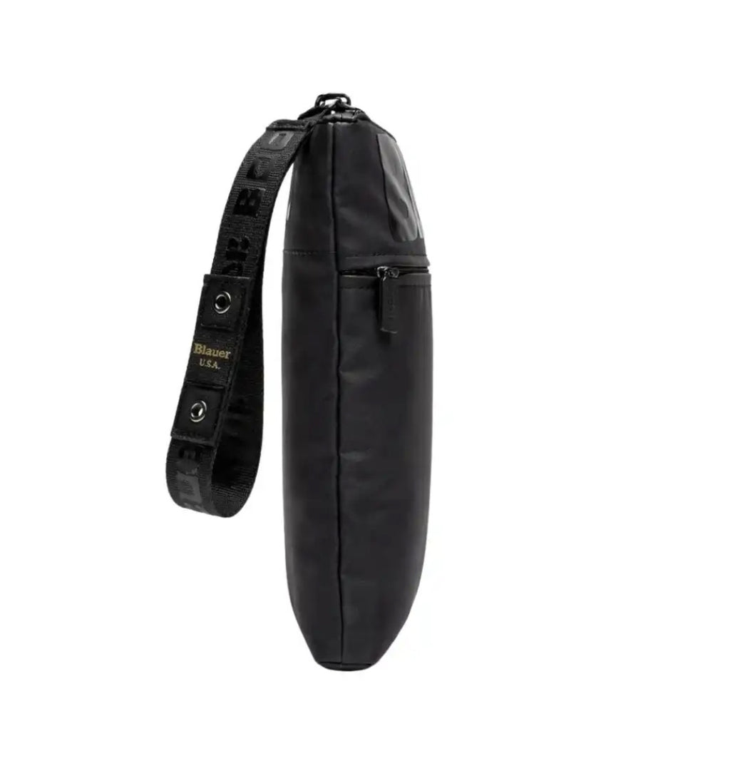 Borsa uomo Blauer pochette clutch in nylon nero BS26BU30 S6CONEY03/SPL