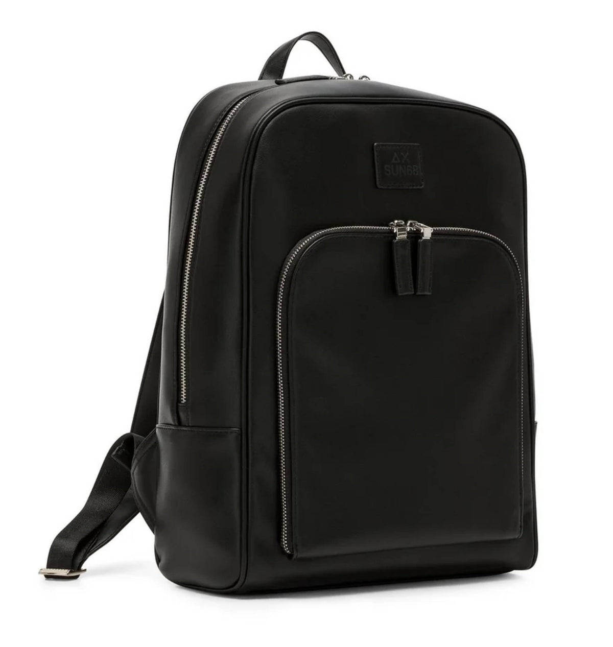 Zaino uomo Sun68 Egg Backpack Premium ecopelle nero BS26SU04 Y36116