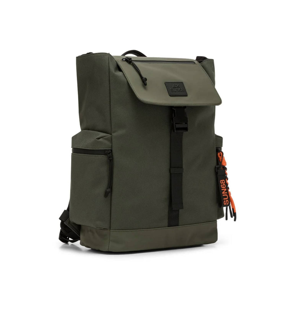 Zaino uomo Sun 68 backpack Pockets everyday 74 militare scuro BS26SU12 Y36106