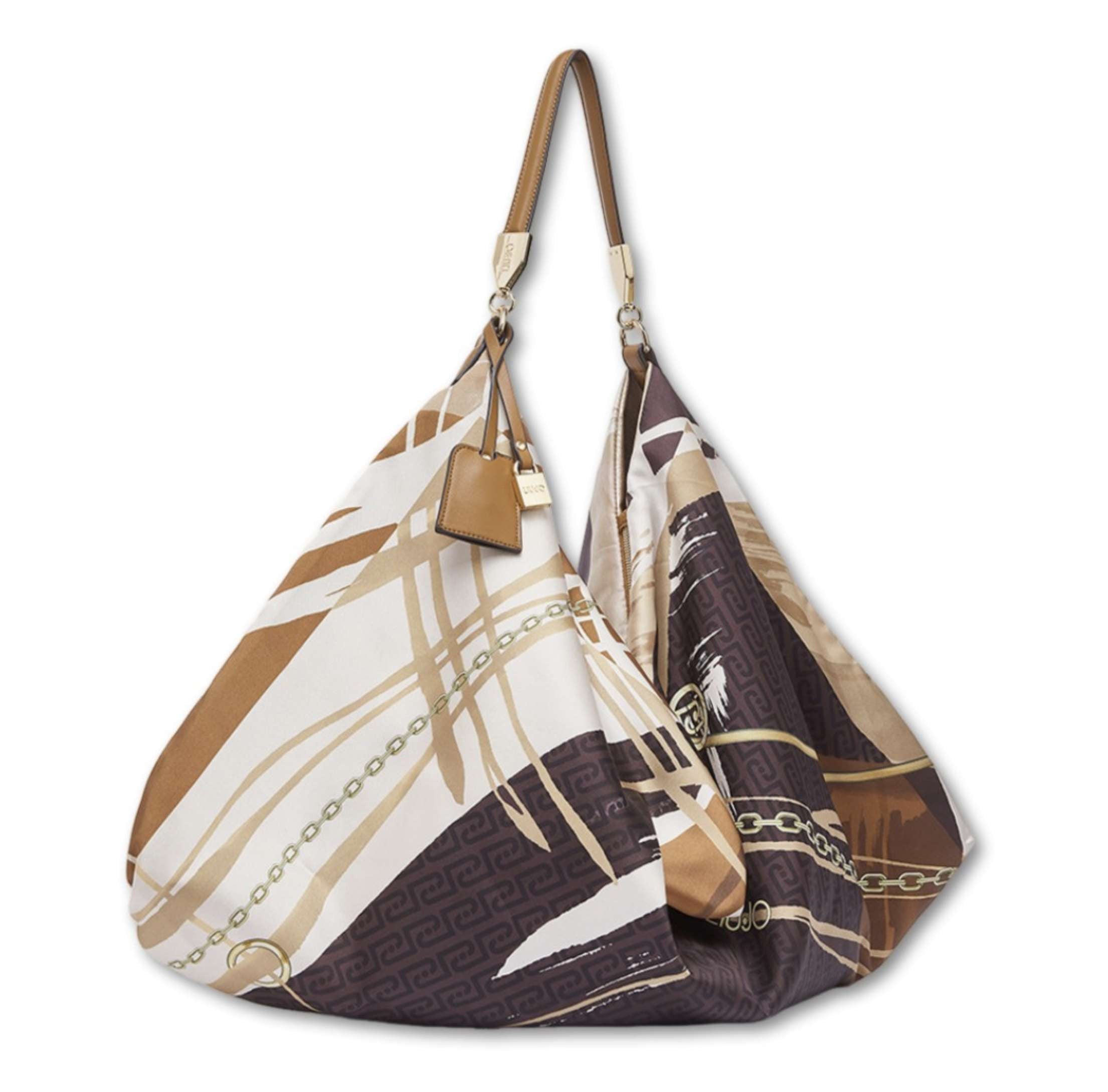 Borsa donna Liu-jo foulard bag marrone/ multicolore BS26LJ69 AA6194 T2745 P9225
