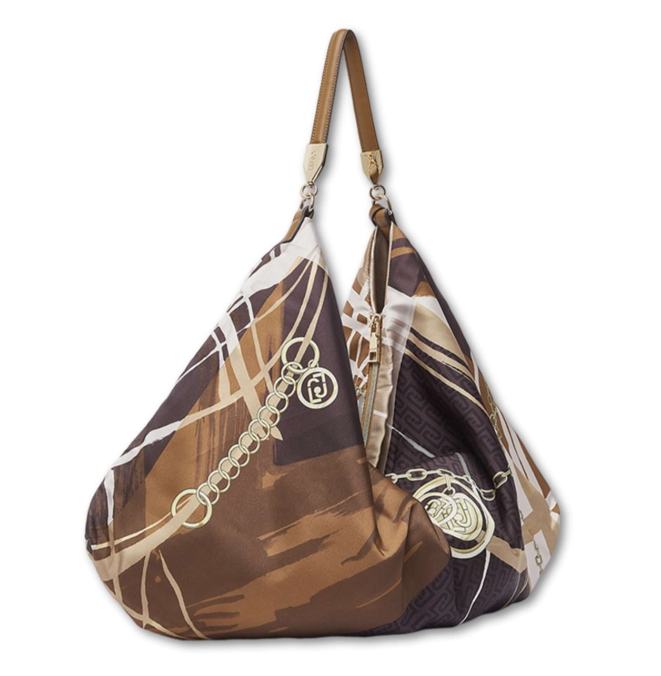 Borsa donna Liu-jo foulard bag marrone/ multicolore BS26LJ69 AA6194 T2745 P9225