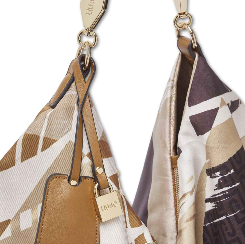 Borsa donna Liu-jo foulard bag marrone/ multicolore BS26LJ69 AA6194 T2745 P9225