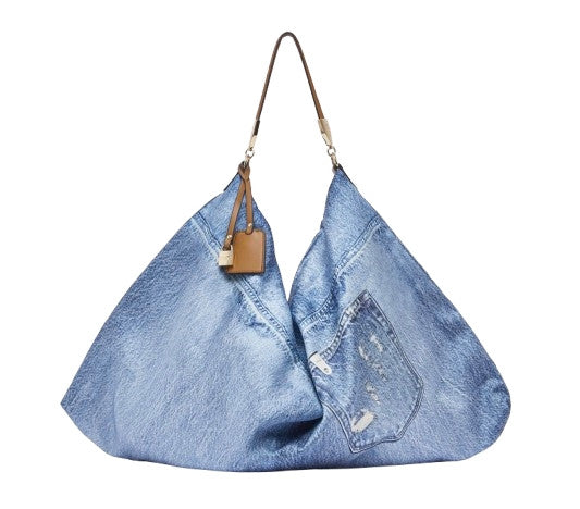 Borsa donna Liu-jo foulard bag in denim blue lux BS26LJ71 AA6194 T2745 79043