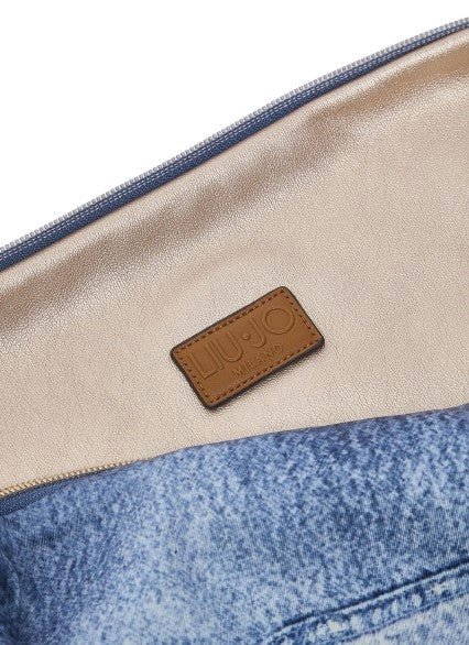 Borsa donna Liu-jo foulard bag in denim blue lux BS26LJ71 AA6194 T2745 79043