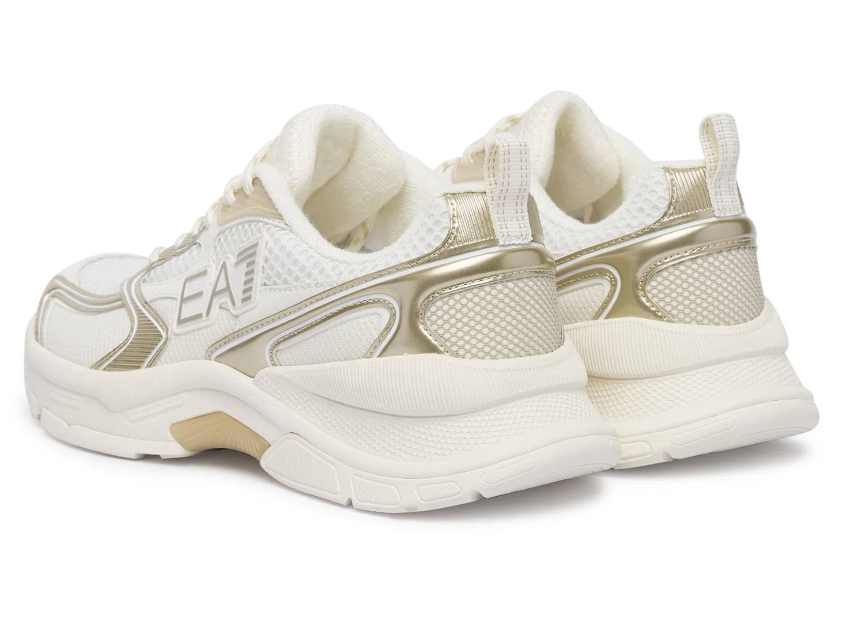 Sneaker EA7 Emporio Armani Predator white/gold unisex US26EA28 X8X249 XK446 MZ182