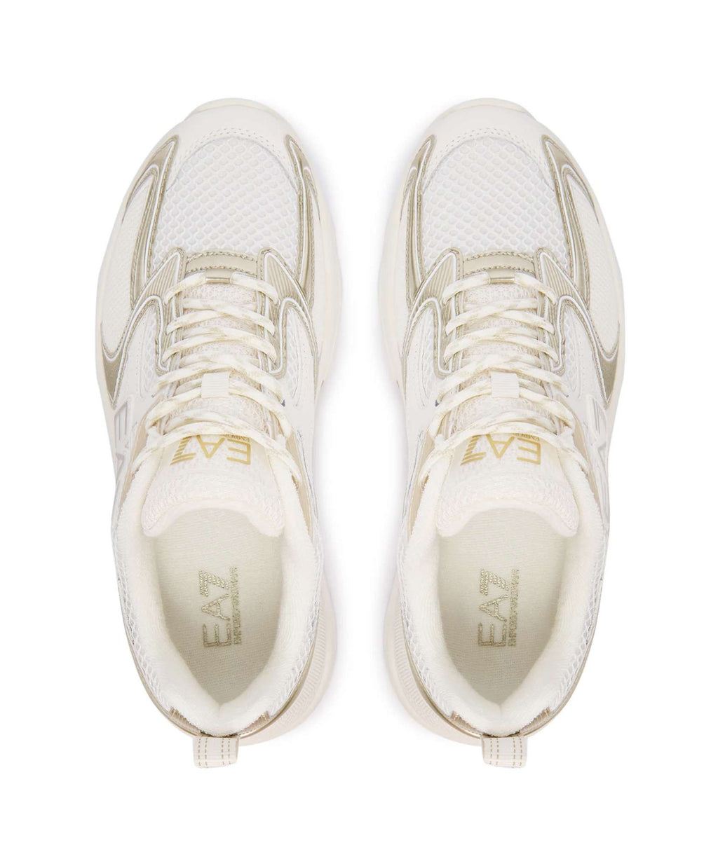 Sneaker EA7 Emporio Armani Predator white/gold unisex US26EA28 X8X249 XK446 MZ182