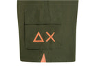 Costume Sun68 Shorts swim pant with pocket verde militare ES26SU02 H35105