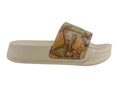 Ciabatta alta slippers donna Alviero Martini 1A Classe beige geo DS26PC03 2505 0289