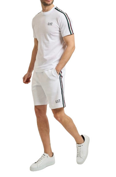 Bermuda shorts uomo EA7 Emporio Armani bianco ES26EA10 7M001865 AF12660 U0002