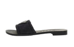 Ciabatta donna Guess sandalo logo Elysone black DS26GU47 FLJELSFAP03