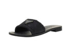 Ciabatta donna Guess sandalo logo Elysone black DS26GU47 FLJELSFAP03