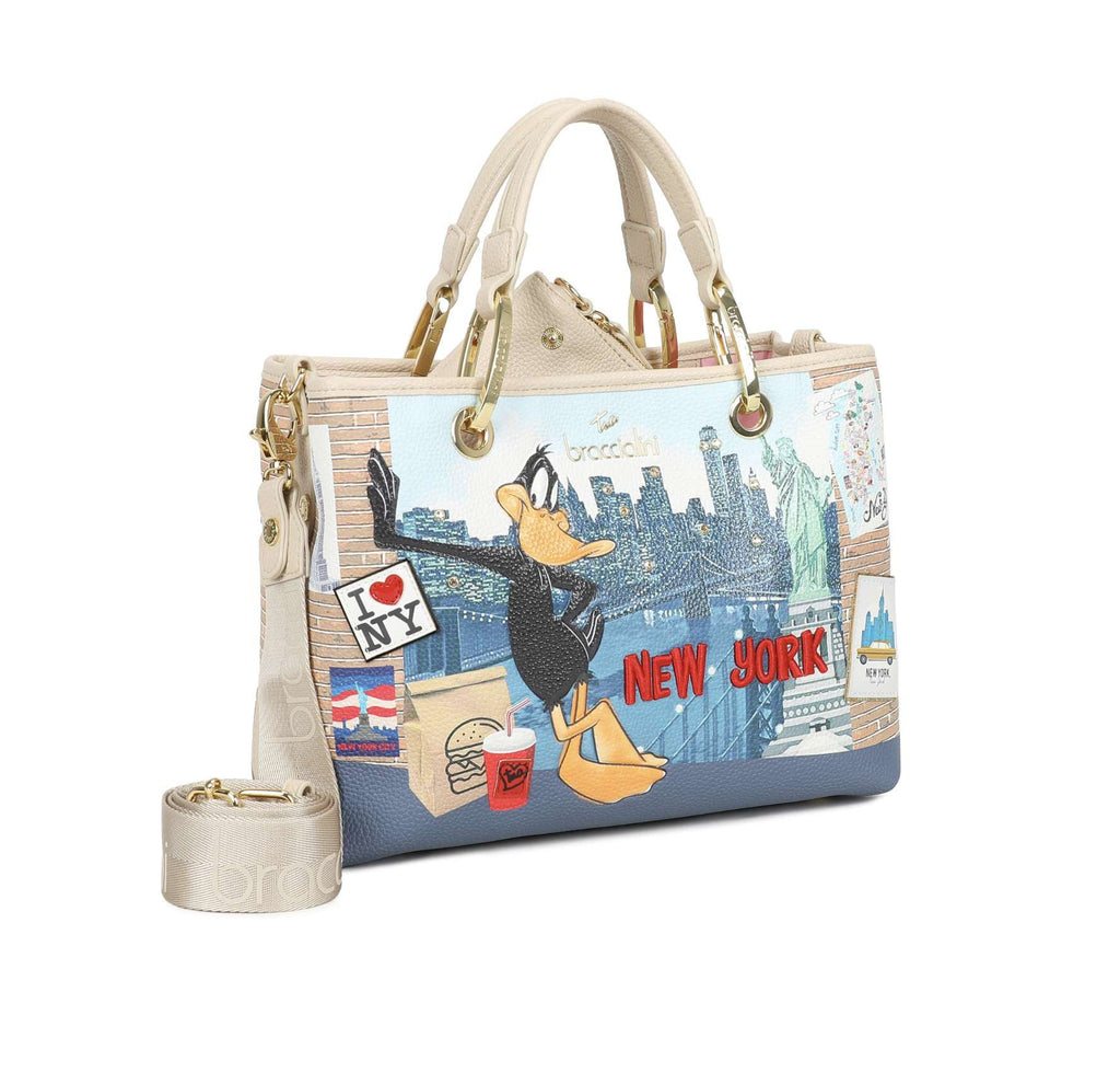 Borsa a mano/tracolla Braccialini Cartoline Looney tunes BS26BR01 LT251