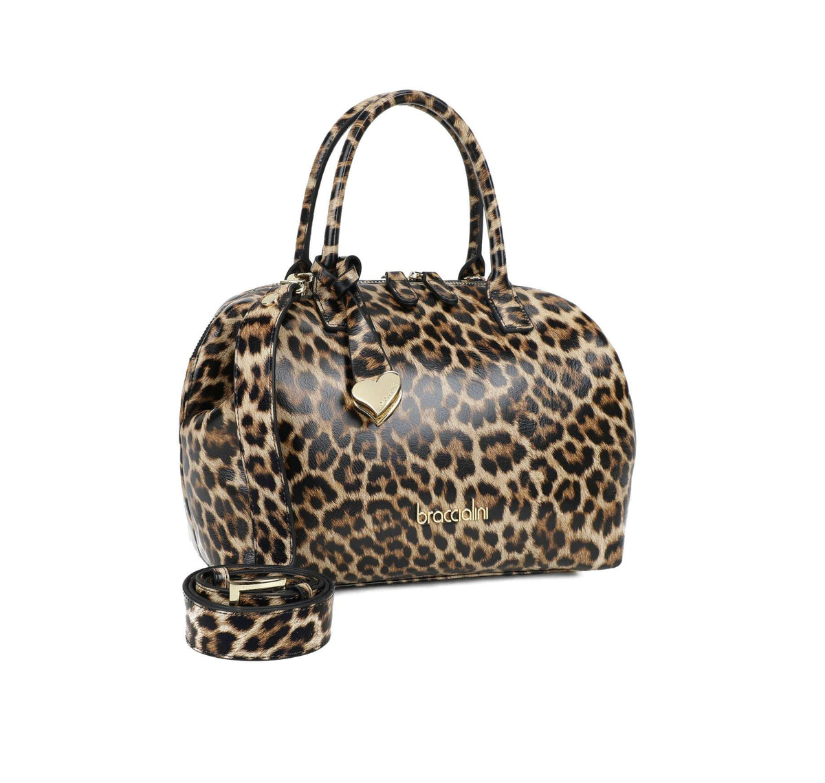 Borsa donna bauletto Braccialini Michelle leopard BS26BR02 B19015