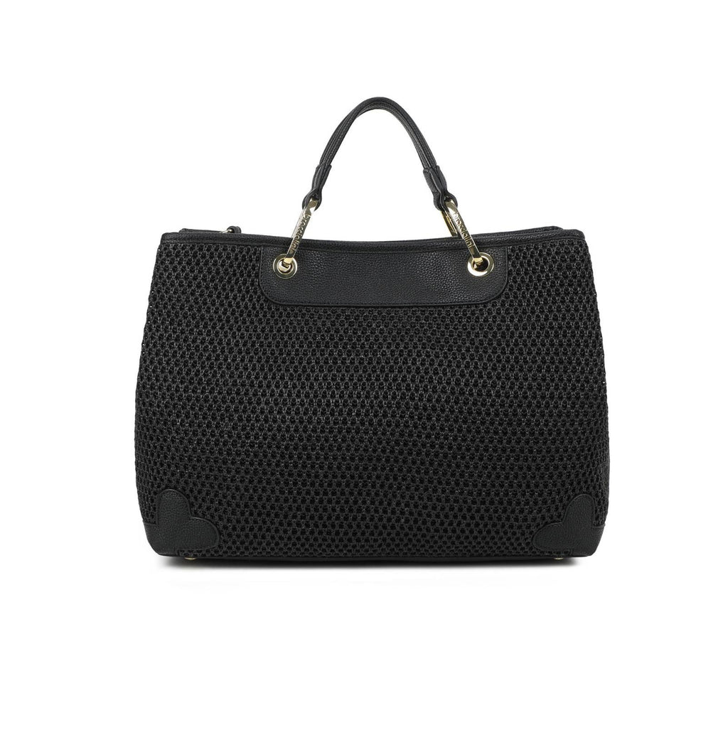 Borsa a mano con tracolla Braccialini Beth tricot nero BS26BR06 B18870