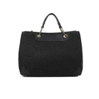 Borsa a mano con tracolla Braccialini Beth tricot nero BS26BR06 B18870
