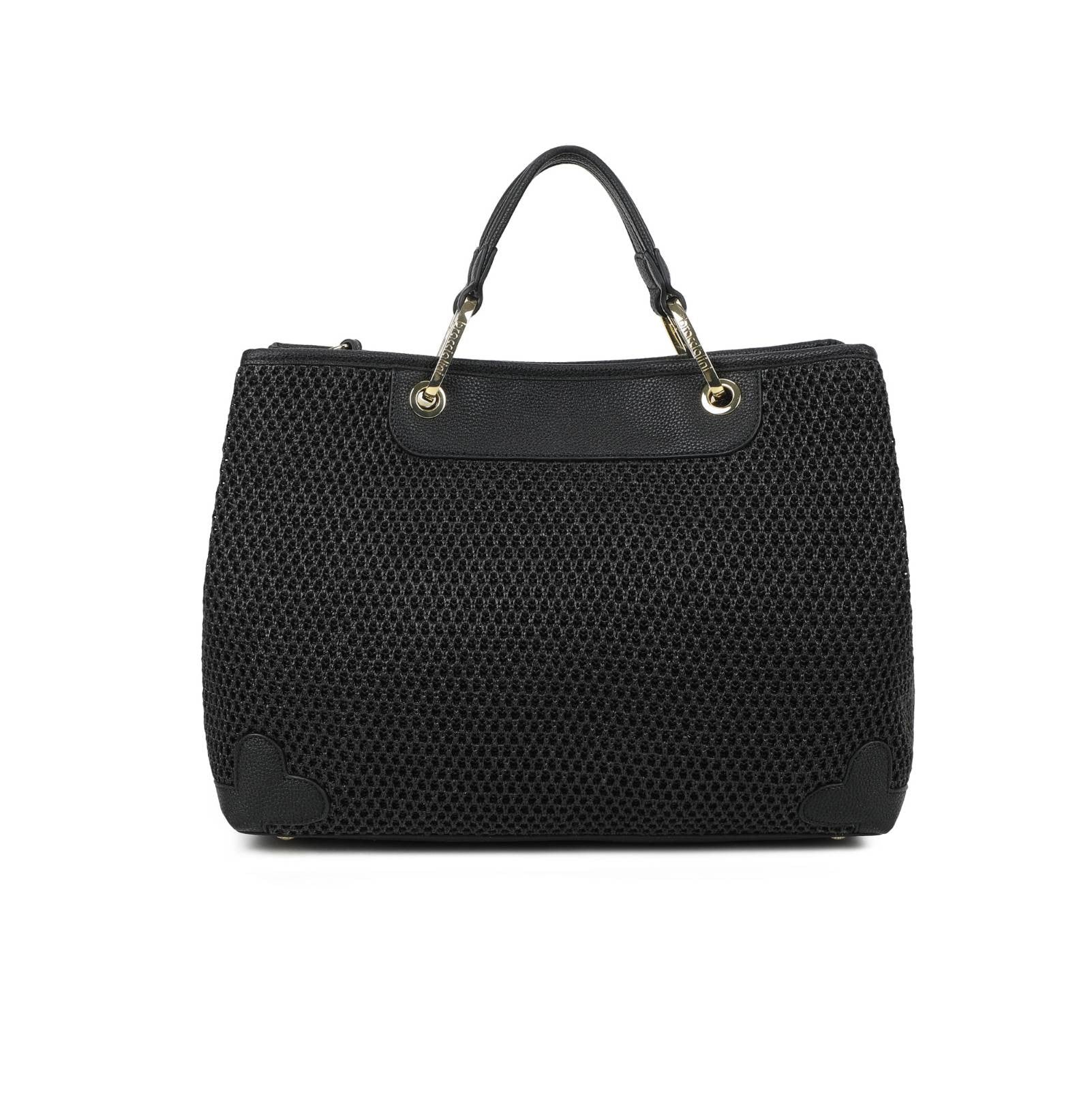 Borsa a mano con tracolla Braccialini Beth tricot nero BS26BR06 B18870