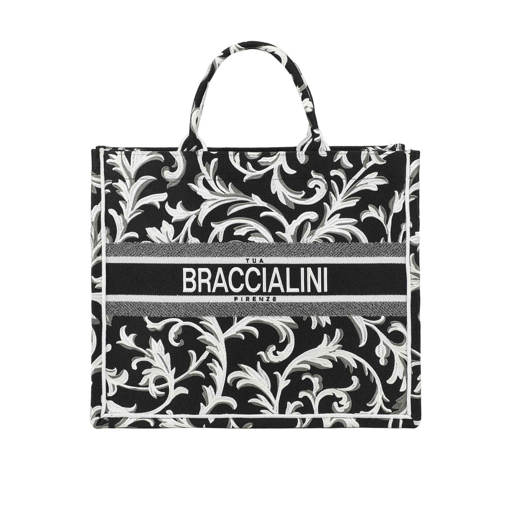 Borsa a mano Braccialini Queen tote nero BS26BR08 B18921