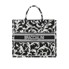 Borsa a mano Braccialini Queen tote nero BS26BR08 B18921