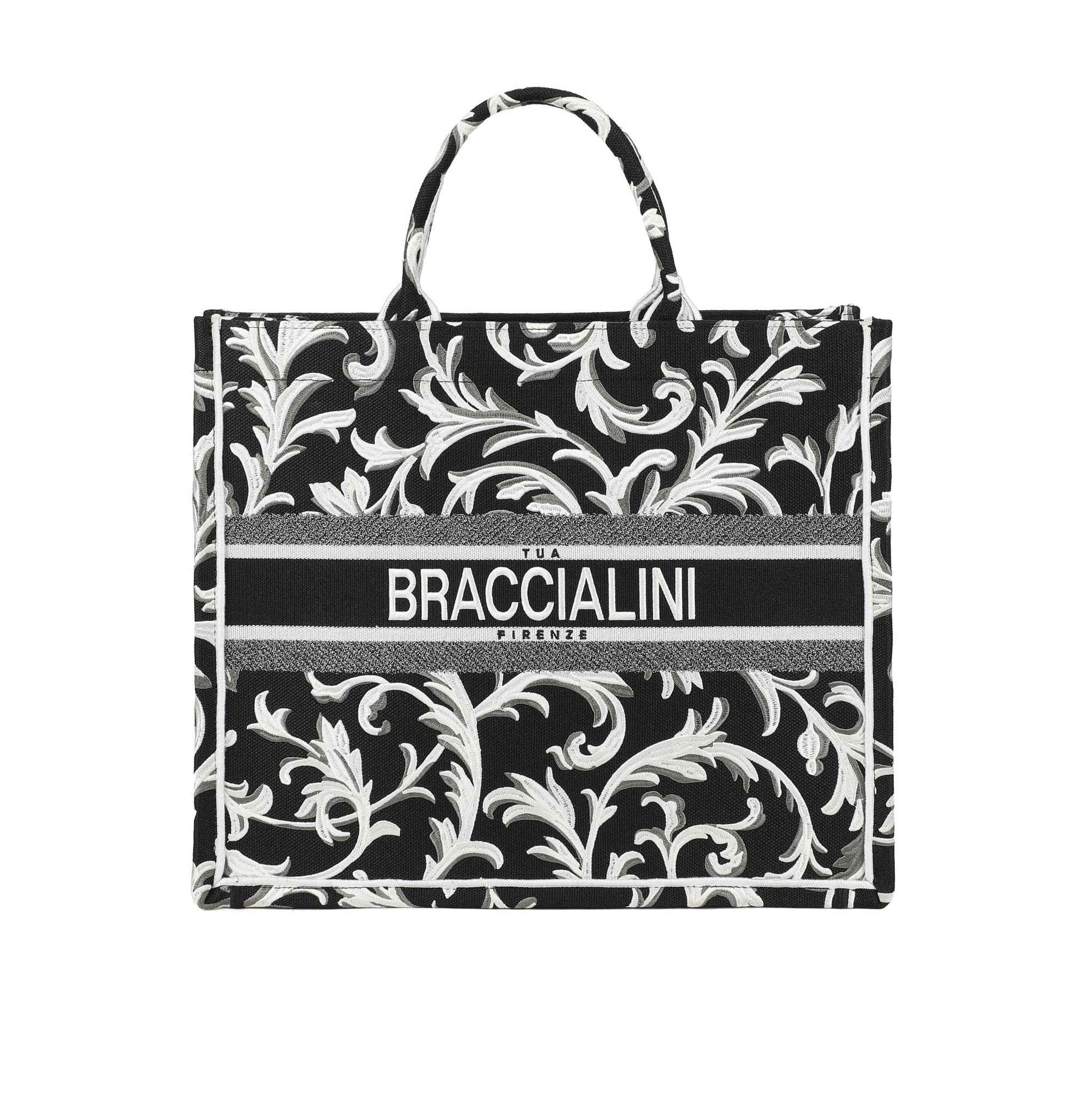 Borsa a mano Braccialini Queen tote nero BS26BR08 B18921