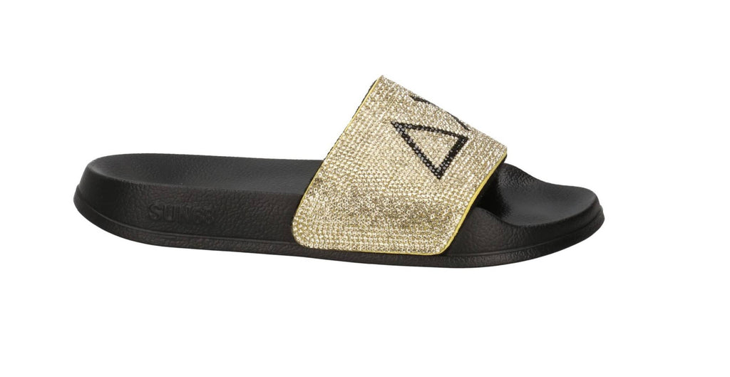 Slippers strass beach donna Sun68 1143 nero/oro DS26SU26 X36211