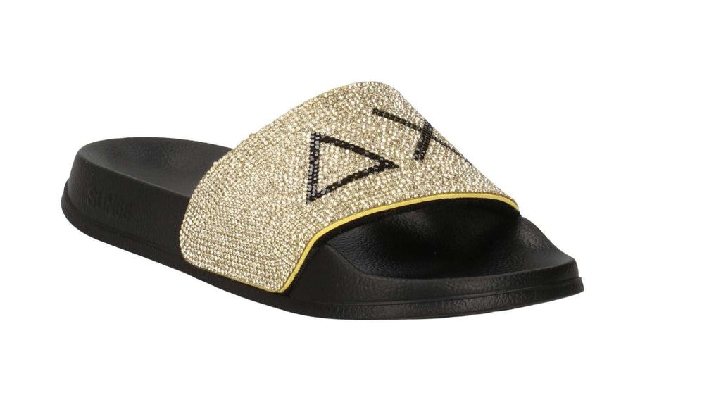 Slippers strass beach donna Sun68 1143 nero/oro DS26SU26 X36211