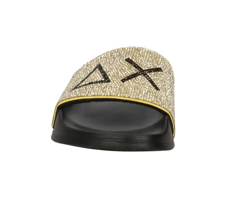 Slippers strass beach donna Sun68 1143 nero/oro DS26SU26 X36211