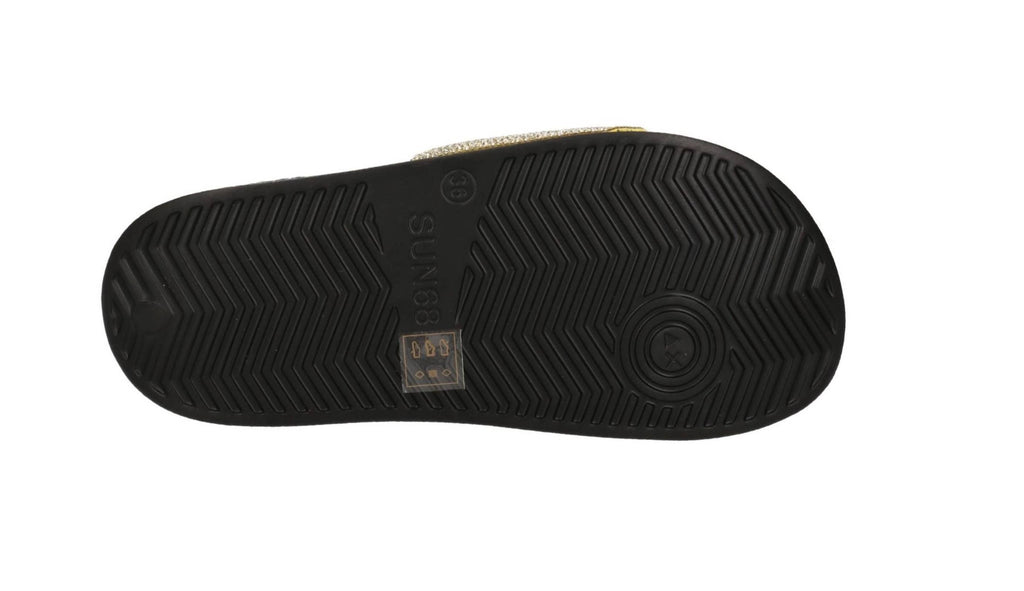 Slippers strass beach donna Sun68 1143 nero/oro DS26SU26 X36211