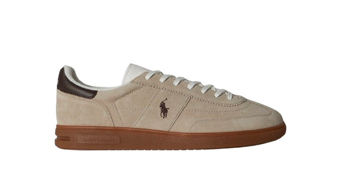 Sneaker Polo Ralph Lauren Bedford in pelle scamosciata beige US26PO03 809P09753005