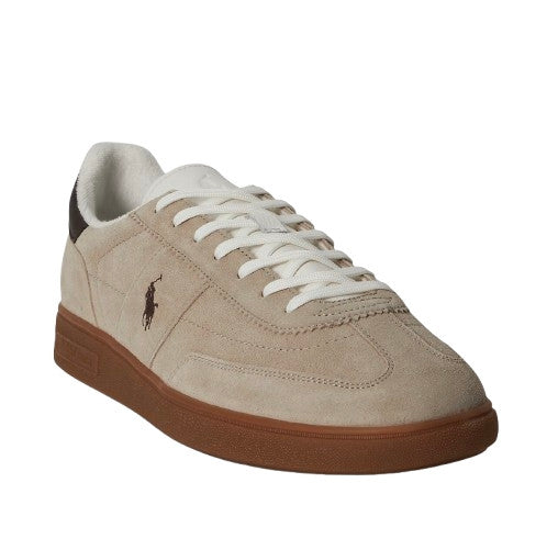 Sneaker Polo Ralph Lauren Bedford in pelle scamosciata beige US26PO03 809P09753005