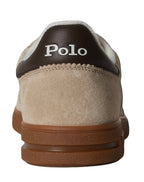 Sneaker Polo Ralph Lauren Bedford in pelle scamosciata beige US26PO03 809P09753005
