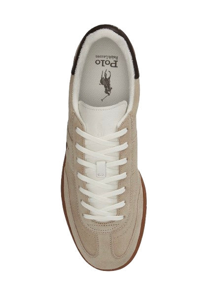 Sneaker Polo Ralph Lauren Bedford in pelle scamosciata beige US26PO03 809P09753005