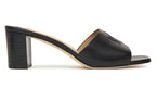 Sandalo Lauren Ralph Lauren Everley TC 60 in vitello nero DS26RL06 802974364001