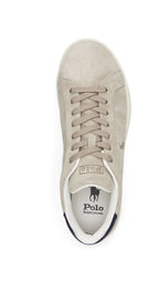 Sneaker Polo Ralph Lauren Heritage Court II in suede beige US26PO06 809955691003