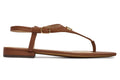 Sandalo donna Lauren Ralph Lauren Everley 2 TC 15 in pelle marrone DS26RL11 802982881001