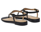 Sandalo donna Lauren Ralph Lauren Everley 2 TC 15 in pelle nero DS26RL12 802982881002