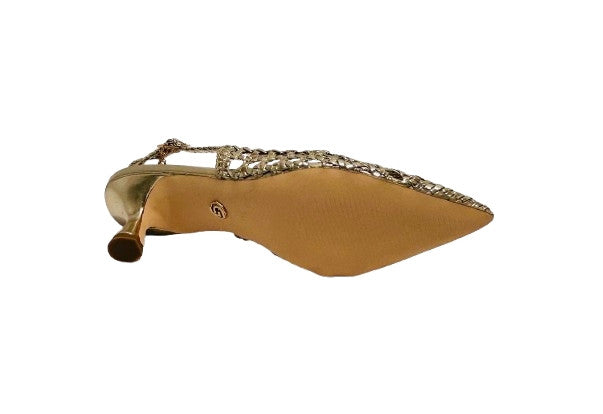 Scarpe donna sandalo Gold&gold oro DS26GG35 GD246