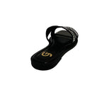 Scarpe donna Gold&gold ciabatta in tessuto colore nero DS26GG37 FL278