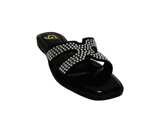 Scarpe donna Gold&gold ciabatta in tessuto colore nero DS26GG37 FL278