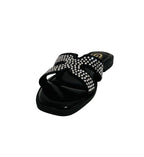 Scarpe donna Gold&gold ciabatta in tessuto colore nero DS26GG37 FL278