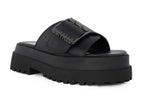 Slipper donna Buffalo Pluto Slide Buckle ecopelle vegan nero DS26BF01 BN1602333